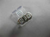 ANTIQUE .42CT OLD MINE DIAMOND 14KT WHITE GOLD 3 STONE FILIGREE RING #9019