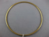 LARGE .96CT DIAMOND 18K YELLOW GOLD 3D CLASSIC 2MM ETERNITY LOVE BANGLE BRACELET