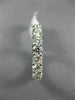 ESTATE 3.5CT DIAMOND 14K WHITE GOLD 3D SHARED PRONG ETERNITY WEDDING RING 21838