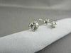 ANTIQUE 14KT GOLD 1.61CT 7MM ROUND 6 PRONG DIAMOND STUD EARRINGS F-G VS/SI