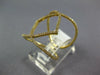 ESTATE WIDE .32CT DIAMOND 14KT YELLOW GOLD CLASSIC LOVE KNOT INFINITY FUN RING