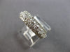 1.77CT DIAMOND 14K WHITE GOLD ROUND CLASSIC ROUND 3 ROW WEDDING ANNIVERSARY RING