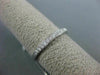 ESTATE .11CT DIAMOND 14KT WHITE GOLD 3D CLASSIC ROUND WEDDING ANNIVERSARY RING