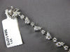 ESTATE 3.84CT DIAMOND 14K WHITE GOLD 3D ROUND CLASSIC MULTI LEAF TENNIS BRACELET