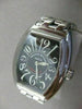 FRANCK MULLER CONQUISTADOR 8005 BLACK LADIES WATCH SS BOX + PAPERS 6.75" #2687