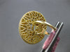 EXTRA LARGE 14KT YELLOW GOLD DIAMOND CUT SUNBURST FILIGREE HANDCRAFTED FUN RING