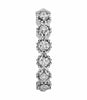 .53CT DIAMOND 18K WHITE GOLD 3D ROUND FILIGREE ETERNITY WEDDING ANNIVERSARY RING
