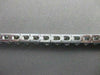 ESTATE 7.30CTW DIAMOND 14KT WHITE GOLD SQUARE LINE TENNIS BRACELET 7.50" #21554