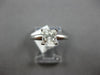 ESTATE 1.01CT DIAMOND 14KT WHITE GOLD CLASSIC PRINCESS SOLITAIRE ENGAGEMENT RING