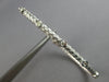 .18CT DIAMOND 14KT WHITE GOLD 5 STONE FLEXIBLE WOVEN ETOILE CUFF BANGLE BRACELET