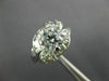 ANTIQUE WIDE 1.59CT DIAMOND PLATINUM 3D ROUND & BAGUETTE ENGAGEMENT RING #26657
