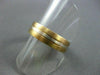 ESTATE WIDE 14KT W&Y GOLD MATT FINISH MENS WEDDING RING SIMPLY BEAUTIFUL  #287