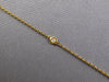 3.8CT DIAMOND & AAA RUBY 14KT YELLOW GOLD PRINCESS MARQUISE BY THE YARD NECKLACE