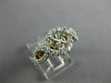 LARGE .75CT DIAMOND 14K WHITE & ROSE GOLD 3D FILIGREE SEMI MOUNT ENGAGEMENT RING
