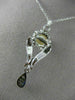 ANTIQUE .50CT OLD MINE DIAMOND AAA SOUTH SEA PEARL 14K WHITE GOLD PENDANT #21893