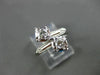ANTIQUE WIDE .60CT DIAMOND 14KT WHITE GOLD DOUBLE HEADED FUN RING STUNNING 17259