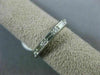 ESTATE .82CT DIAMOND PLATINUM 3D CLASSIC SEMI ETERNITY CHANNEL ANNIVERSARY RING