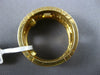 ESTATE WIDE PARENTESI BULGARI 1.0CT DIAMOND 18K YELLOW GOLD ETERNITY LOVE RING