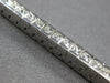 5.06CT DIAMOND 14K WHITE GOLD CLASSIC PRINCESS CHANNEL INVISIBLE TENNIS BRACELET