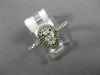 ESTATE .51CT ROUND & PEAR DIAMOND 14KT WHITE GOLD SEMI ETERNITY ENGAGEMENT RING