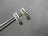 ESTATE .20CT DIAMOND 14KT WHITE GOLD 3D 5 STONE CLASSIC UMBRELLA STUD EARRINGS