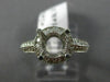 ESTATE .63CT DIAMOND 14K WHITE GOLD 9 STONE CHANEL WEDDING ANNIVERSARY RING 2419