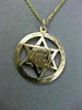 ESTATE 14K YELLOW GOLD 3D HANDCRAFTED STAR OF DAVID ZION FILIGREE PENDANT #26157