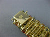 ESTATE MASSIVE 61.34CT DIAMOND & MULTI COLOR SAPPHIRE 18KT YELLOW GOLD BRACELET