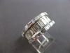 LARGE 3.85CT DIAMOND 18KT WHITE GOLD 3D BAGUETTE SEMI ETERNITY ANNIVERSARY RING