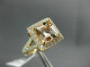 LARGE 1.60CT DIAMOND & AAA MORGANITE 14KT ROSE GOLD CUSHION CUT ENGAGEMENT RING