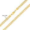 ESTATE 14KT YELLOW GOLD CLASSIC OVAL CURB LINK CHAIN NECKLACE WITH LOBSTER CLASP