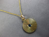 .10CT AAA SAPPHIRE 14KT YELLOW GOLD PRINCESS CUT SOLITAIRE UNISEX PENDANT #28216