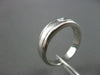 ESTATE .10CT DIAMOND 14K WHITE GOLD SOLITAIRE MENS WEDDING ENGAGEMENT RING #1283