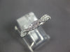 ESTATE .20CT DIAMOND 18KT WHITE GOLD 3D CLASSIC ROPE SEMI ETERNITY LOVE RING