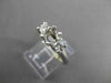 ESTATE .38CT DIAMOND 14KT WHITE GOLD 3D LUCIDA SEMI MOUNT ENGAGEMENT RING #15266