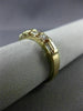 ESTATE .76CT PRINCESS & BAGUETTE DIAMOND 14KT YELLOW GOLD ANNIVERSARY RING #6893