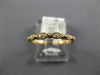 .09CT DIAMOND 14KT YELLOW GOLD 3D 2MM MARQUISE SHAPE FILIGREE ANNIVERSARY RING