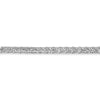 ESTATE LARGE 4.0CT DIAMOND 14KT WHITE GOLD 3D CLASSIC ROUND TENNIS BRACELET
