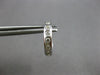 .28CT DIAMOND 18KT WHITE GOLD CLASSIC ROUND ETOILE HUGGIE HOOP HANGING EARRINGS