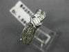 ANTIQUE 1.58CT OLD MINE DIAMOND PLATINUM DOUBLE WAVE ETERNITY FUN RING #18829