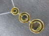 EXTRA LARGE 3.57CT WHITE & FANCY YELLOW DIAMOND 18K 2 TONE GOLD JOURNEY NECKLACE