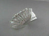 ANTIQUE 18KT GOLD WIDE FILIGREE TALL PYRAMID 3D 1.83CT DIAMOND RING