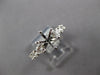 LARGE .79CT DIAMOND 18KT WHITE GOLD CLASSIC 6 PRONG SEMI MOUNT ENGAGEMENT RING