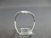 LARGE .26CT DIAMOND 14KT WHITE GOLD 3D 3 ROW CLASSIC V SHAPE TRIANGULAR FUN RING