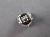 ESTATE 1.01CT DIAMOND 18KT WHITE GOLD HEART SHAPE HALO INVISIBLE STUD EARRINGS