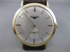 ANTIQUE LONGINES 14K YELLOW GOLD LARGE ROUND SWISS MENS MECHANICAL WATCH #2287