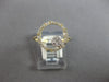 ESTATE .31CT DIAMOND 14K YELLOW GOLD ROUND & BAGUETTE FLOWER CIRCLE OF LIFE RING