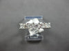 WIDE 1.16CT DIAMOND 14KT WHITE GOLD PRINCESS INVISIBLE WEDDING ANNIVERSARY RING