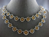 GIA EXTRA LARGE 18.83CT WHITE & PINK DIAMOND 18KT WHITE & ROSE GOLD 3D NECKLACE