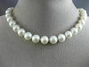 ESTATE LARGE AAA SOUTH SEA PEARL 14KT WHITE GOLD 3D 10MM CLASSIC NECKLACE #26189